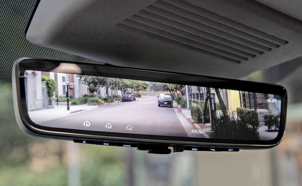 smart rearview mirrror