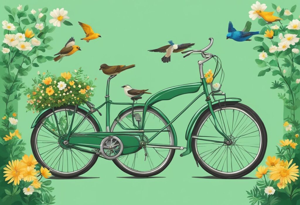 how does biking help the environment
